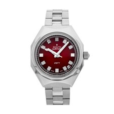 Orologio Zenith Defy Revival A3691 Acciaio Automatico 37mm Quadrante Rosso 03.A3642.670/3691.M3642