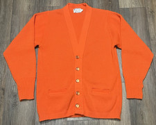 Official Award Letterman Sweater by East Tenn Mens 42 Orange Retro Classic