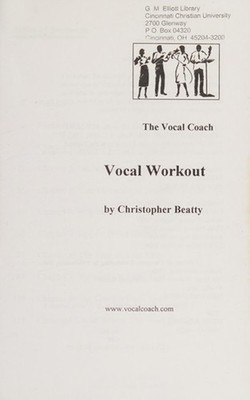 Vocal Workout Vocal Coach Chris Beatty