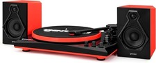 Gemini TT-900BR Modern Bluetooth Turntable System with Stereo Speakers -...