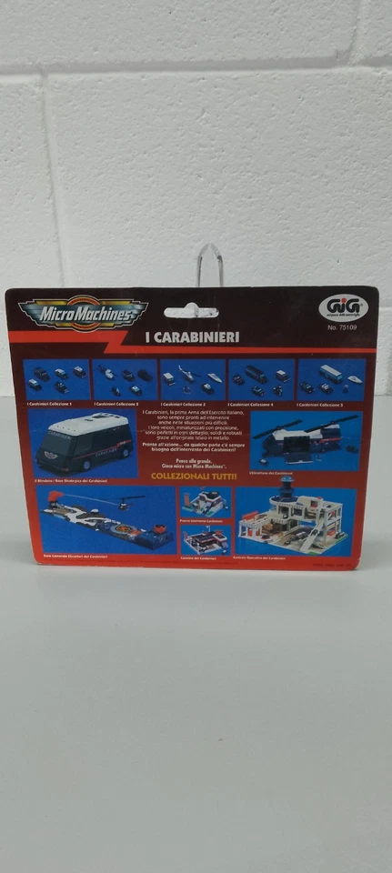 Giocattolo Gig Collezione Micro MACHINES Nr. 5 1997 Rara Carabinieri  - Immagine 4 di 4
