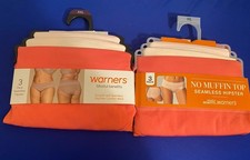 Warners Panties Lot 2XL /9 No Muffin Top Blissful Benefits Seamless Hipster NEW