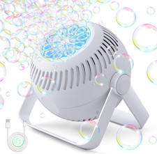 2026 Bubble Machine for Party, Automatic Rechargeable Bubble Maker for Kids