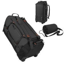 85L 29  Foldable Rolling Backpack with Wheels, Soft-side Travel Duffle Bag