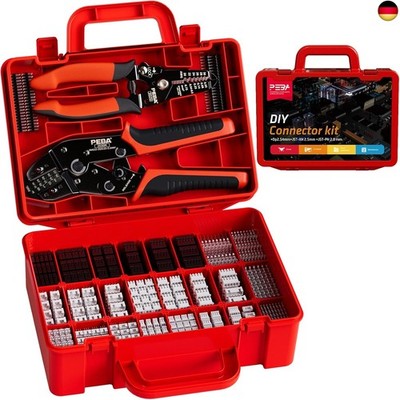 PEBA Crimpzange Stecker Set, 28 Stile JST-PH 2,0/JST-XH 2,5/Dupont 2,54mm