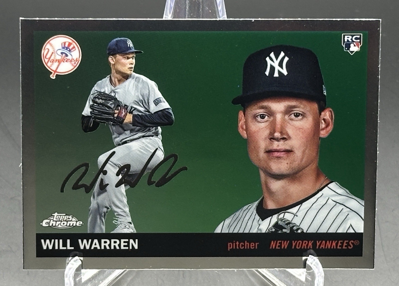 2025 Topps Chrome Platinum RC #294 Will Warren - New York Yankees | Rookie Card