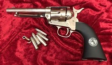 Colt SAA Peacemaker CO2 .177 Pellet Revolver 5.5" Rifled Nickel/Chrome by Umarex