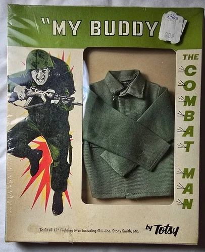 60s Vintage Totsy "MY BUDDY" The COMBAT MAN 12" G.I. Joe Clothes Mint in Package