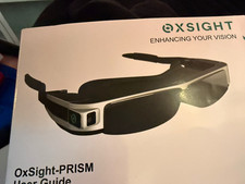 OxSight OxSight-PRISM Smart Glasses Vision Enhancement w/ User Guide, Case