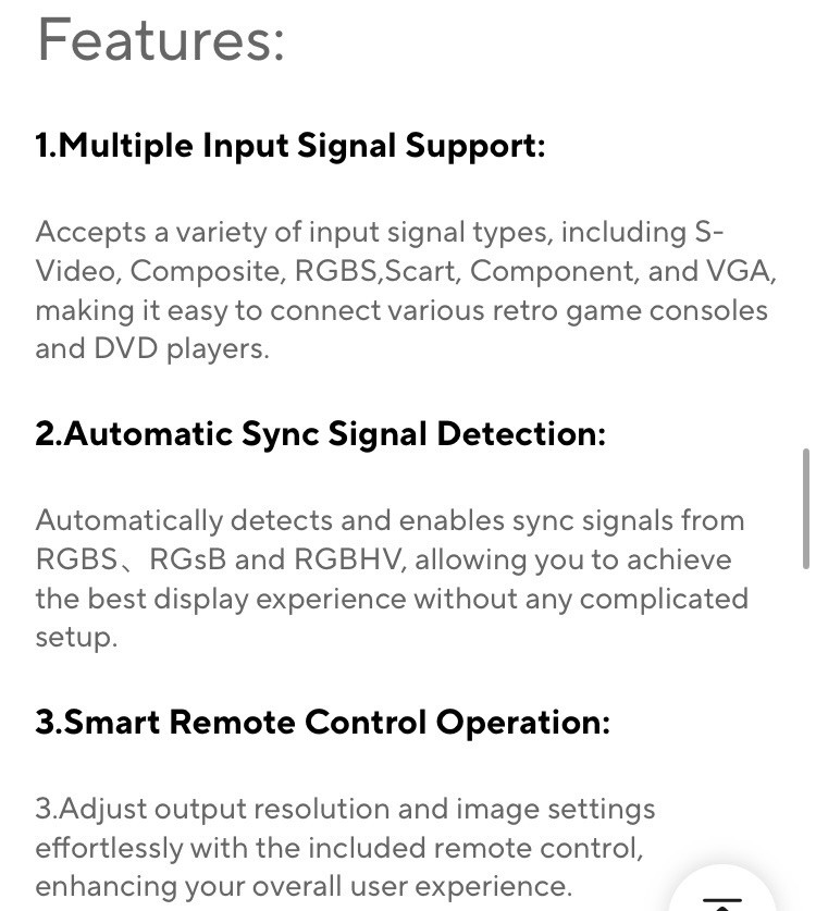 RetroScaler GBS Control Pro GBSC Video Converter for retro
