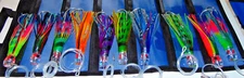 6 Custom Made Offshore Fishing Saltwater Trolling Lure Mahi Tuna Wahoo Bag Lot