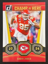 Chris Jones 2024 Donruss Football Champ is Here Kansas City Chiefs #5