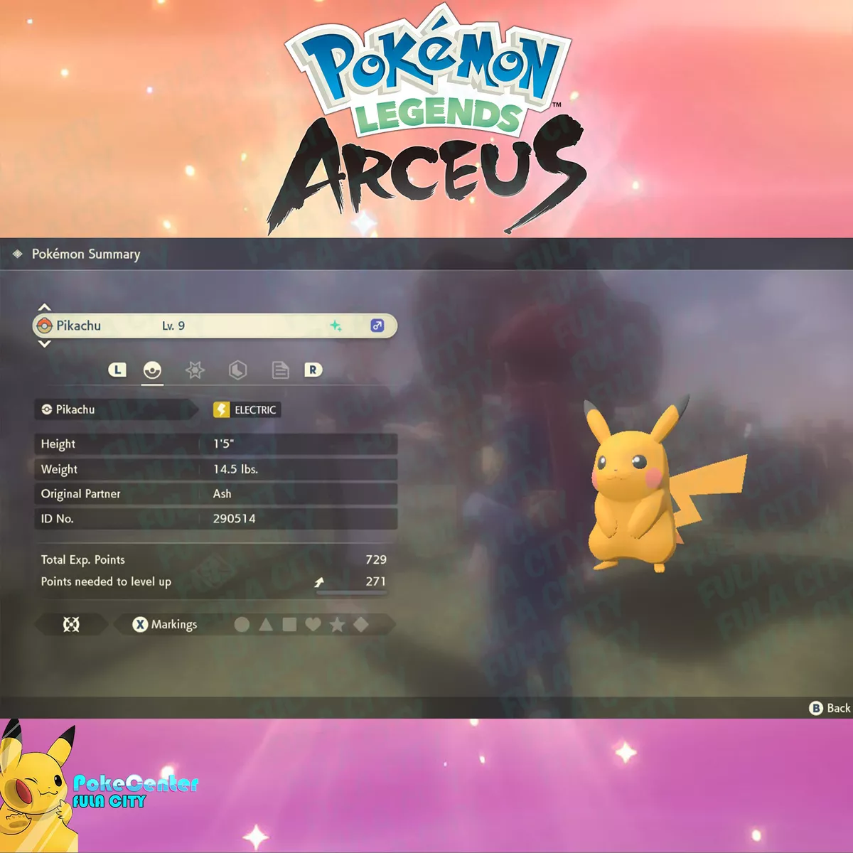 Pokemon Legends Arceus Shiny Pikachu 