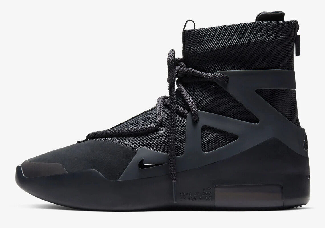 10 - Nike Air Fear of God 1 Triple Black 2020 for sale online | eBay