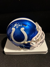 Sam Ehlinger Signed Indianapolis Colts Riddell Flash Mini Helmet W/ JSA WIT COA