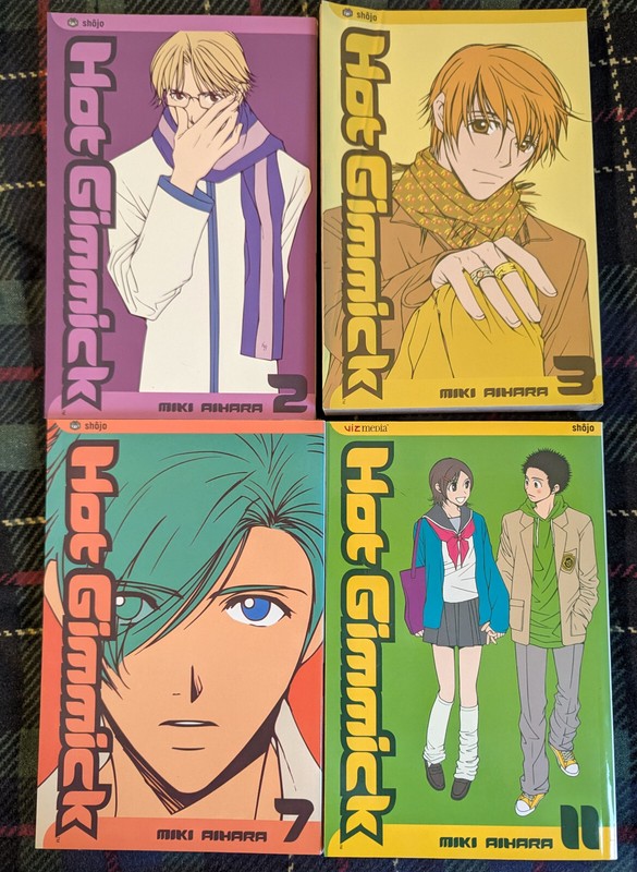 HOT GIMMICK manga lot, 2, 3, 7, 11, Miki Aihara Viz Shojo New Free Shipping