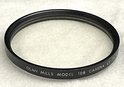 Vintage Olan Mills 95mm Camera UV Filter Model 108