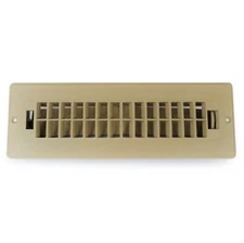 RV Floor Register - Dampered - TAN - 11 3/4" x 4" Free Shipping 