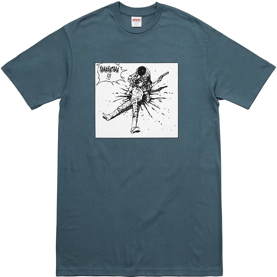 Supreme Akira Yamagata Tee Dusty Blue Size Medium FW17 | eBay