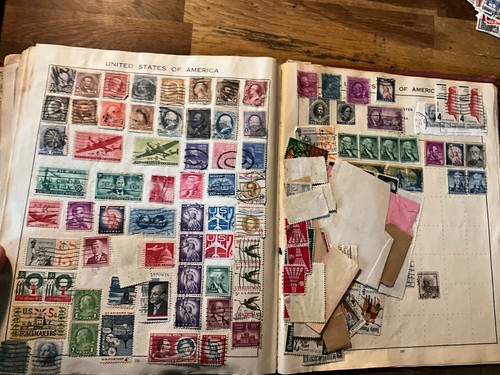 World Stamp Album very old triumph album 1800s on Qv 1d black black MX #1 - 第 13/24 張圖片