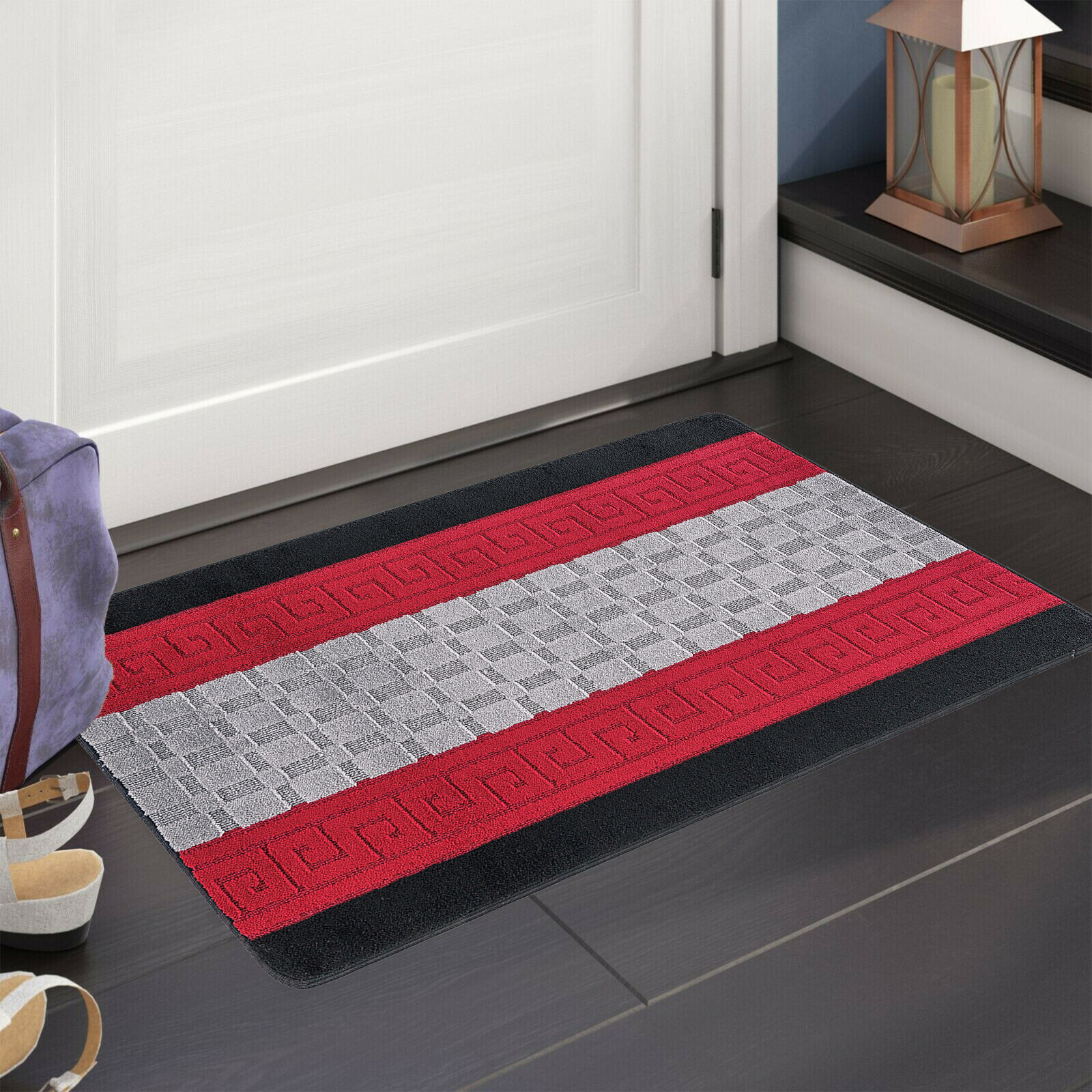 Anti Slip Door Mat Indoor Outdoor Washable Rug Small &Large Waterproof
