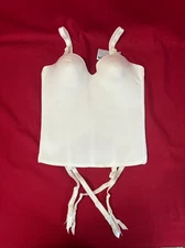 SILVIA - BUSTIER / BRALETTE W/ ATTACHED GARTERS, Various Sizes & Colors, New