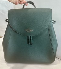 Kate Spade K4628 Leila Pebbled Leather Backpack Deep Evergreen Large Bag Amazon.com | Kate Spade New York Women main image 3