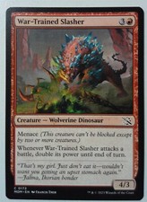 War-Trained Slasher *Common* Magic MtG x1 March of the Machine