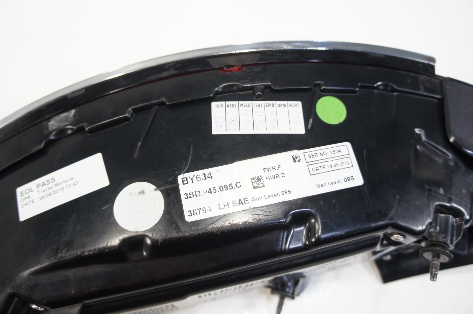 **DAMAGED*** 19-2023 BENTLEY GT GTC III 3 LEFT DRIVER SIDE tail light 3SD945095
