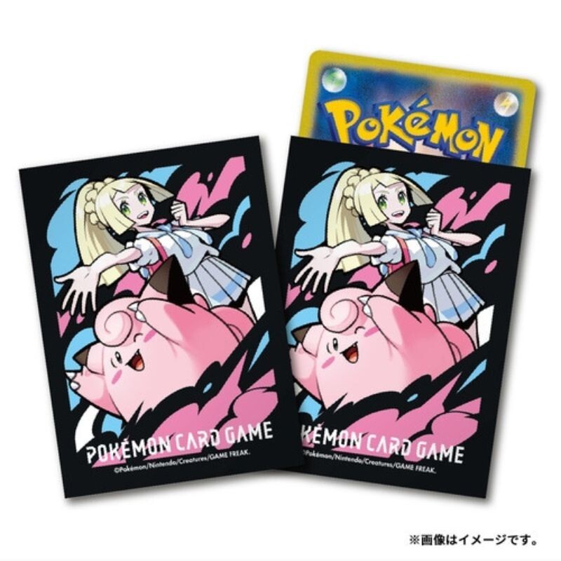 Pokemon Center Original Card Sleeves Lillie & Clefairy JAPAN