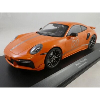 ミニカー Porsche 911 Turbo S Exclusive Series 1/18 SCALE PORSCHE 911 (991.2) TURBO S EXCLUSIVE SERIES - AGATE