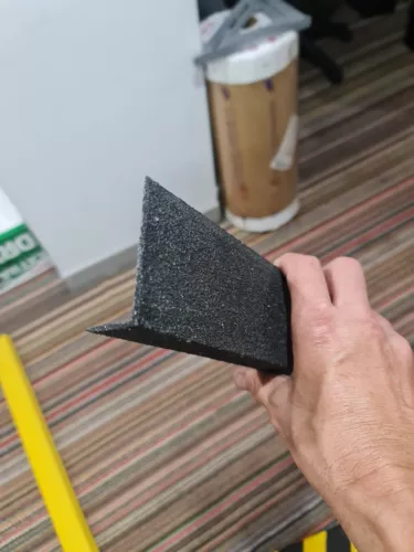 High quality grit base stair nosing 1200mm Anti-Slip Safety Treads in BLACK FRP - Picture 2 of 9