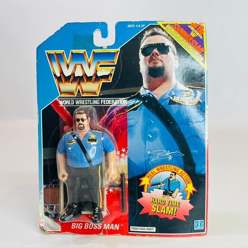 WWF Wrestling Big Boss Man Action Figure 1990 Hasb...