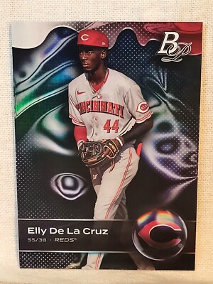 Elly De La Cruz, Cincinnati Reds, 2023 Bowman Platinum Top