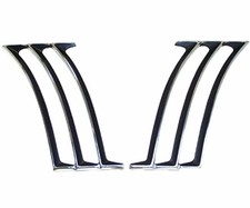 1969 69 Camaro Rear Quarter Panel Ornament Louvers 2 Pcs Set 1969 69 Camaro Rear Quarter Panel Ornament Louvers 2 Pcs Set