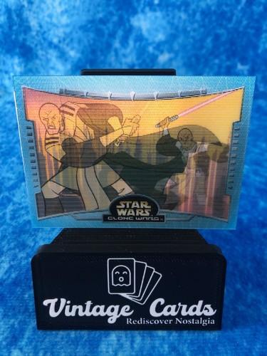 Star Wars: The Clone Wars Battle Motion Cards Complete Chase Set by Topps 2004 - Picture 4 of 12