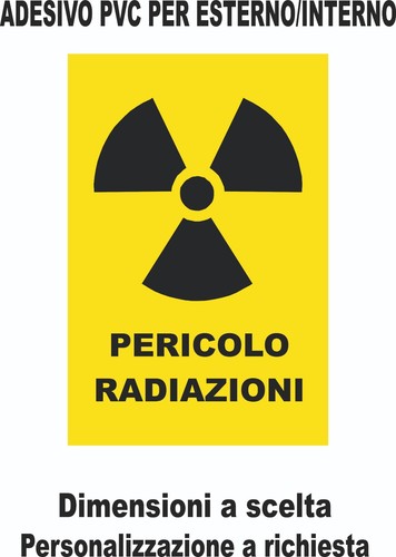 adesivi pericolo radiazioni ionizzanti e non emergenza e sicurezza prezzo ebay