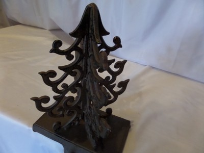 Very Heavy Metal Cast Iron Christmas Tree Stocking Holder Hanger Ebay
