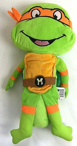 Seat Pets Michelangelo Teenage Mutant Ninja Turtles TMNT Plush Seat Belt Cover