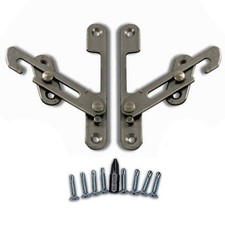 UPVC WINDOW RESTRICTOR CHILD LOCK RESTRICTOR SAFETY CATCH  FREE  FIXING SCREWS