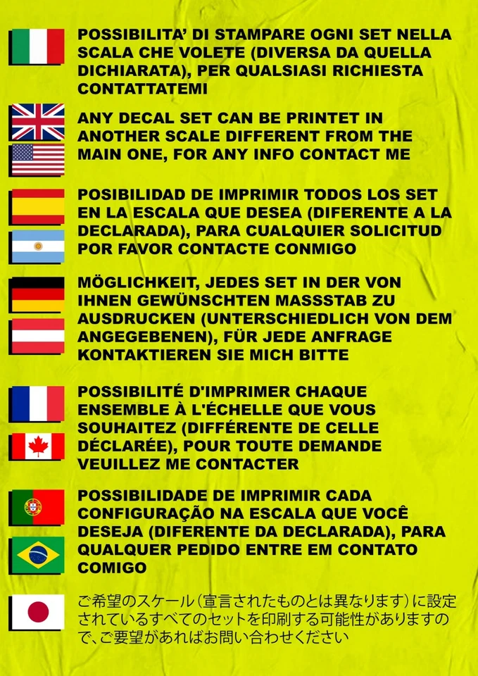 DECALS repro Ferrari 312 B3 #11 Clay Regazzoni F1 Polistil 1/16 1 16  decal - Immagine 2 di 2