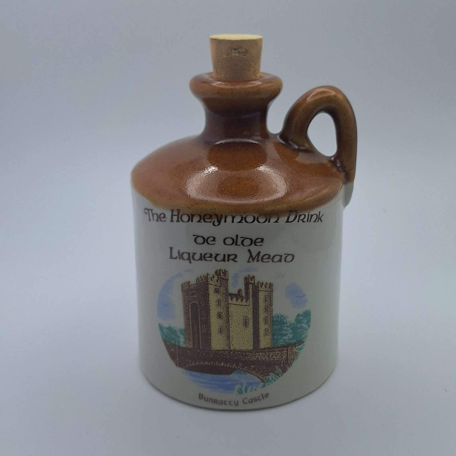 Bunratty Irish Mead Jug Stoneware Whiskey Bottle Ireland Bunratty