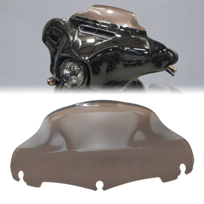 9''Smoke Wave Windscreen Windshield For Harley Touring Street Electra Glide 14-22