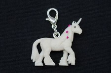 Unicorn Charm Charm Bracelet Miniblings Charms Fantasy White Pink