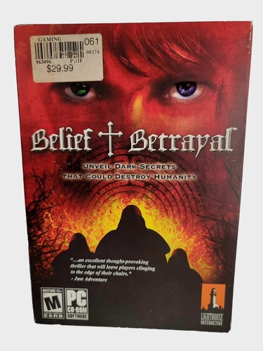 Jeu PC Belief & Betrayal Unviel Dark Secrets 2008 Windows 2000/XP/Vista - Photo 1 sur 6