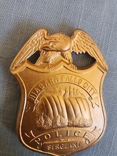 Badges Of The Legendary Lawmen- Niagara Falls CITY Replica Badge PRE 1950'S