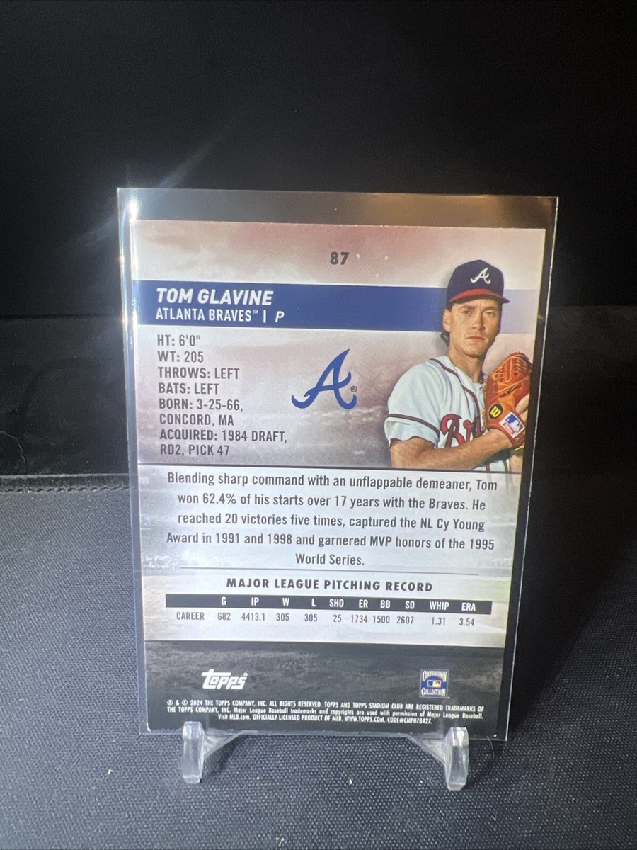 トムグラビン　ニューヨークメッツ 2024 Topps Stadium Club Baseball Tom Glavin No.87 Red Parallel HOF