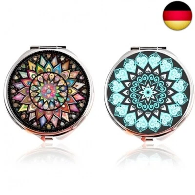 PLABBDPL Pillendose Wasserdicht,2 Stück Rund Metall Pillendose,Kleine