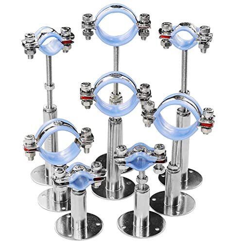 2 Inch Wall Mount Ceiling Mount Pipe Support,2 Pcs Adjustable Stainless Steel... - Bild 6 von 6