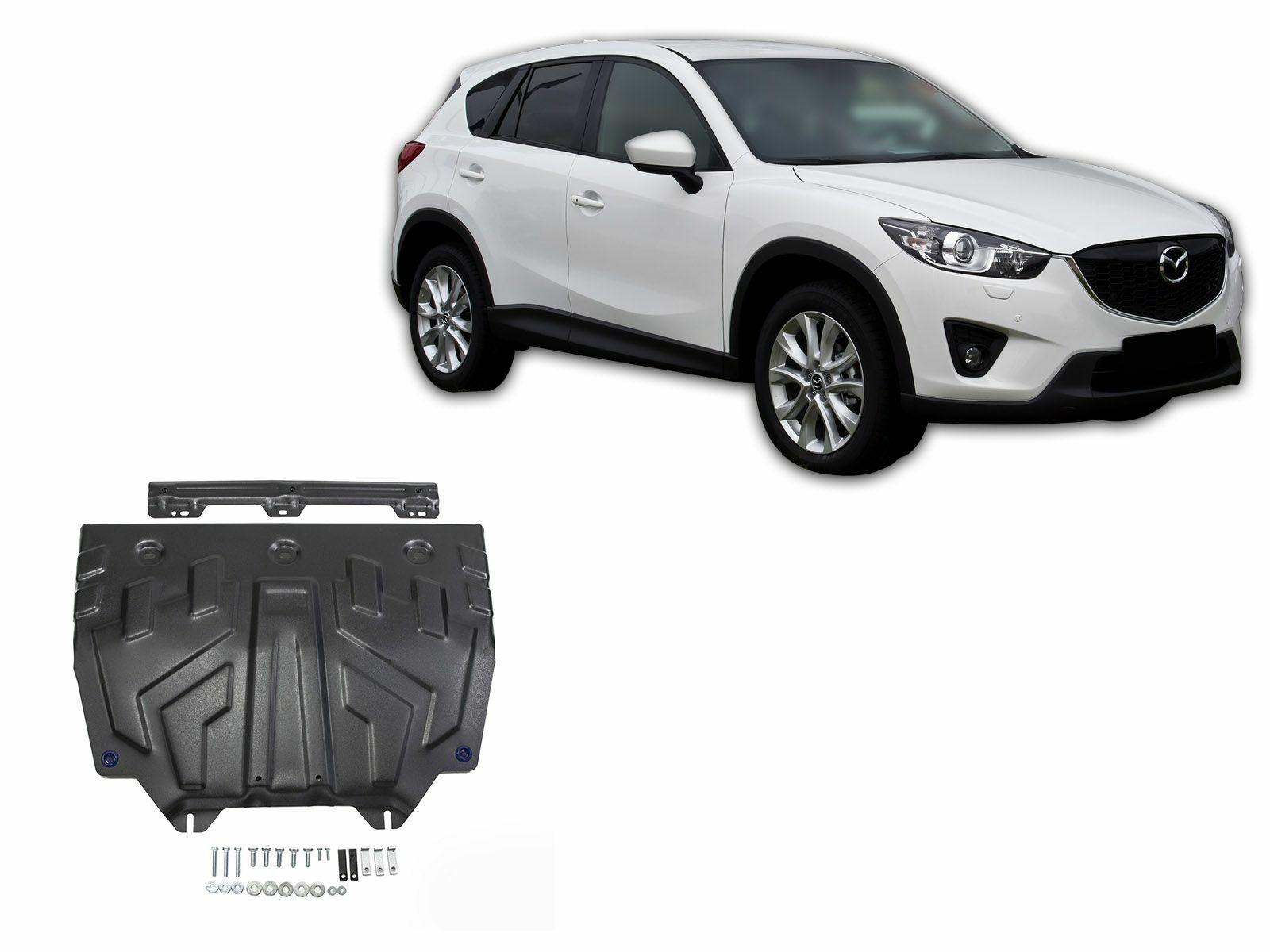 Protection sous moteur pour Mazda CX-5 2011-2017 plaque acier pour sorties outdoor